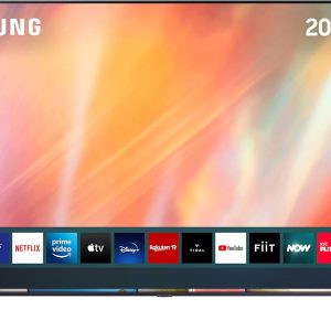 Samsung AU7110 50 Inch Smart TV (2021 Black) – Ultra Clear Picture 4K TV With HDR10+, Crystal Processor, Purcolour, Compatible With Alexa, Adaptive Sound –