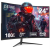 Monitor curvo para juegos Z-Edge de 24 pulgadas, frecuencia de actualización de 180 Hz, MPRT de 1 ms, monitor para juegos FHD 1080, curva R1650, pantalla